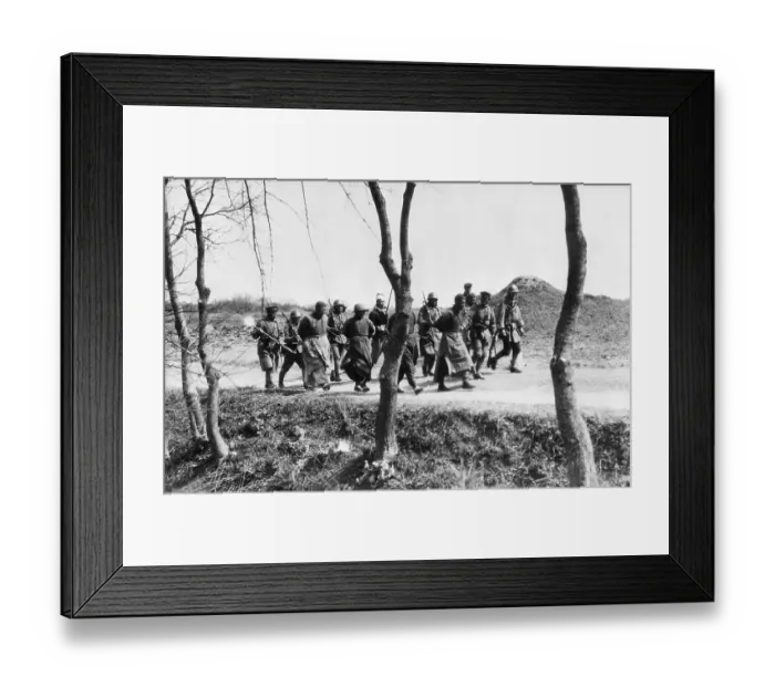 Framed Print : Chinese Plainclothes Soldiers Framed Print : Chinese Plainclothes Soldiers