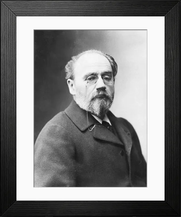 Framed Print : Author Emil Zola Framed Print : Author Emil Zola