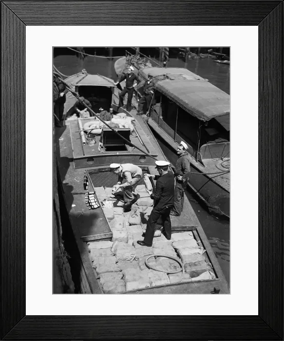 Framed Print : Speedboat Seized With 2, 000 Bottels Rum Framed Print : Speedboat Seized With 2, 000 Bottels Rum