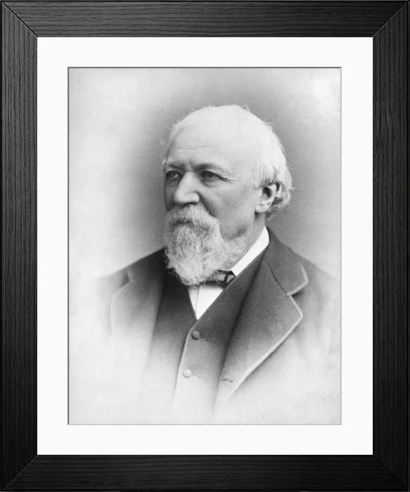 Framed Print : Portrait Of An Older Robert Browning Framed Print : Portrait Of An Older Robert Browning