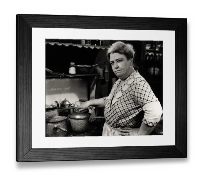 Framed Print : Jane Darwell at Stove Framed Print : Jane Darwell at Stove