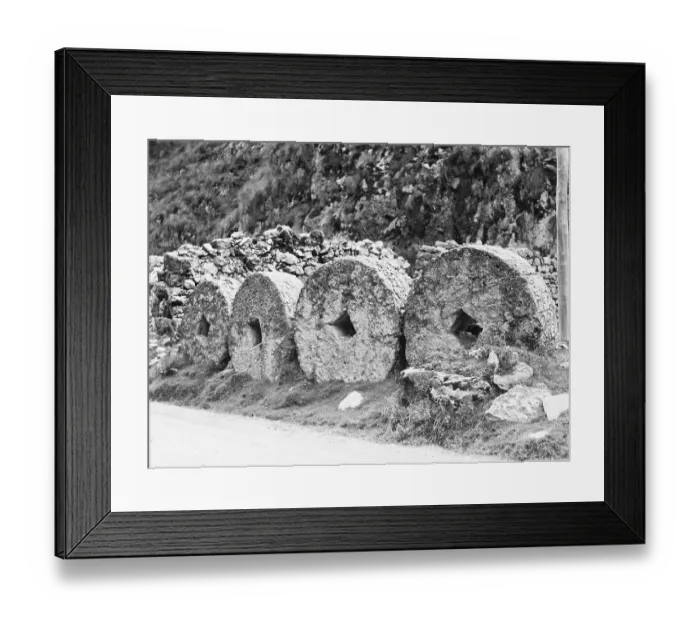 Framed Print : Stone Wheels Found In Andes Framed Print : Stone Wheels Found In Andes