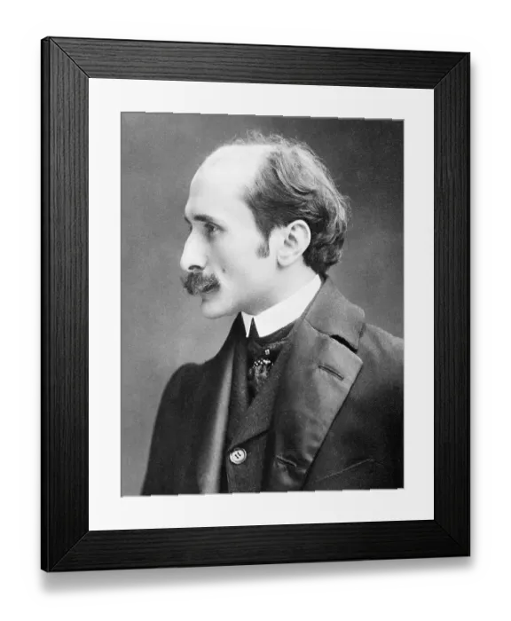 Framed Print : Profile Of E. Rostand, Author Framed Print : Profile Of E. Rostand, Author