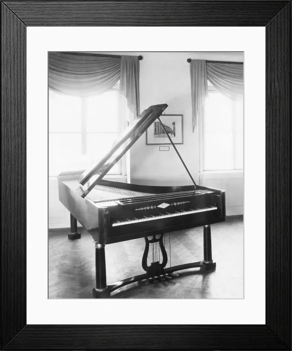 Framed Print : Beethoven's Piano in Beethoven-Haus Framed Print : Beethoven's Piano in Beethoven-Haus