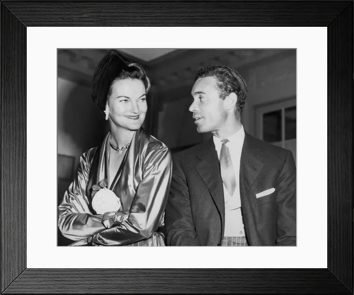 Framed Print : Doris Duke And Porfirio Rubirosa on their Honeymoon Framed Print : Doris Duke And Porfirio Rubirosa on their Honeymoon