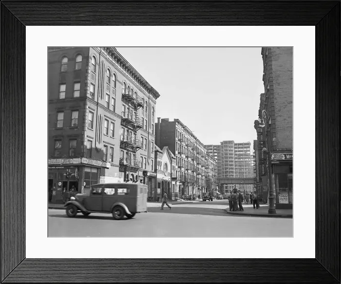 Framed Print : New Building Going Up; Madison / 113Th St Framed Print : New Building Going Up; Madison / 113Th St