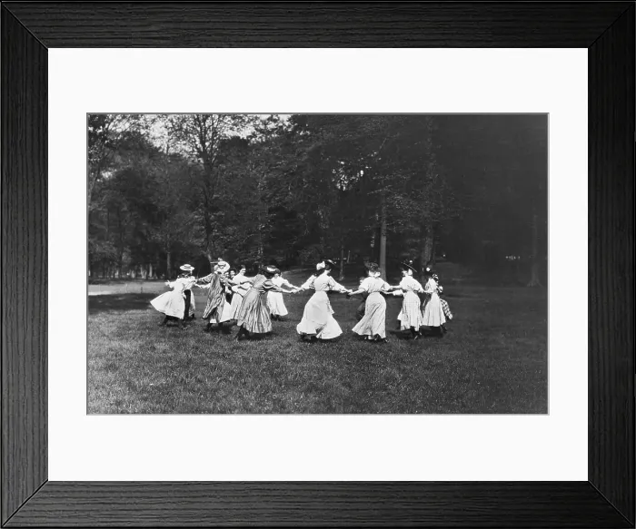 Framed Print : Women Dancing In A Ring Framed Print : Women Dancing In A Ring