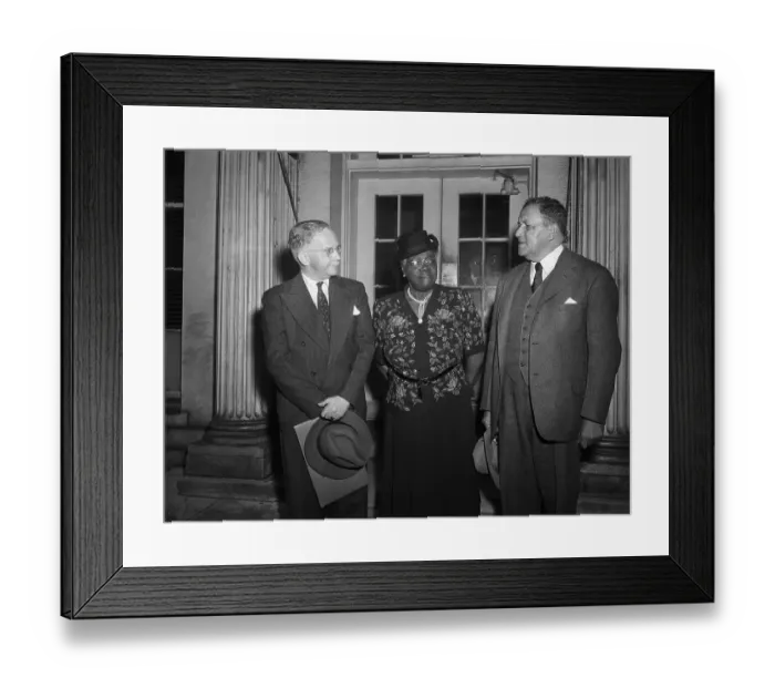 Framed Print : Walter White, Mary Mcleod, & Dr.Channing Framed Print : Walter White, Mary Mcleod, & Dr.Channing