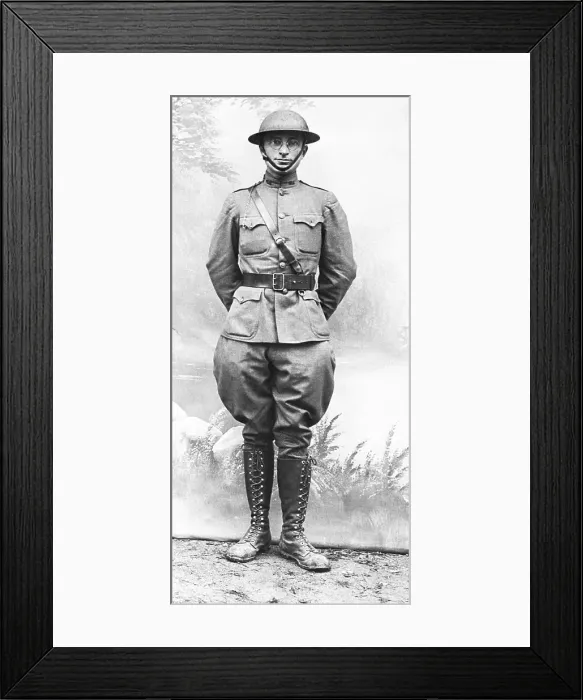 Framed Print : Harry S. Truman In Ww I Uniform Framed Print : Harry S. Truman In Ww I Uniform