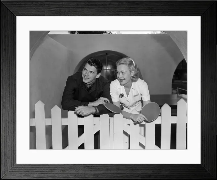 Framed Print : Ronald Reagan and Jane Wyman Framed Print : Ronald Reagan and Jane Wyman