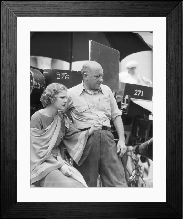 Framed Print : Cecil B. De Mille and Elissa Landi Framed Print : Cecil B. De Mille and Elissa Landi
