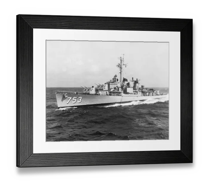 Framed Print : US Destroyer John R. Pierce Framed Print : US Destroyer John R. Pierce