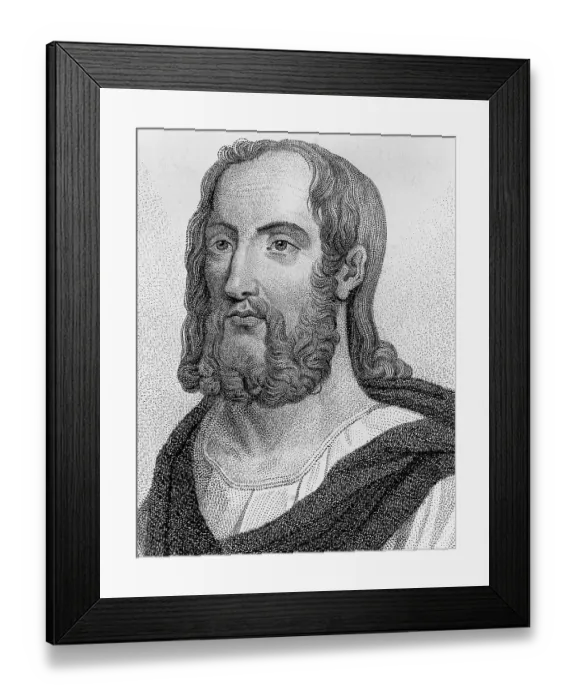Framed Print : Portrait of Pliny the Elder Framed Print : Portrait of Pliny the Elder