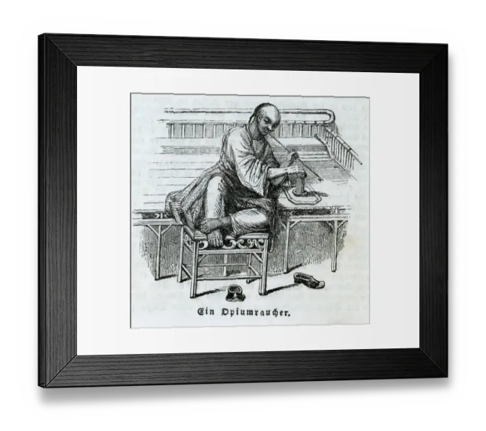 Framed Print : Chinese Opium Smuggler Framed Print : Chinese Opium Smuggler