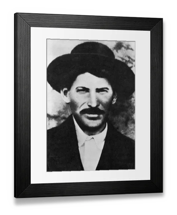 Framed Print : Joseph Stalin as a Young Man Framed Print : Joseph Stalin as a Young Man