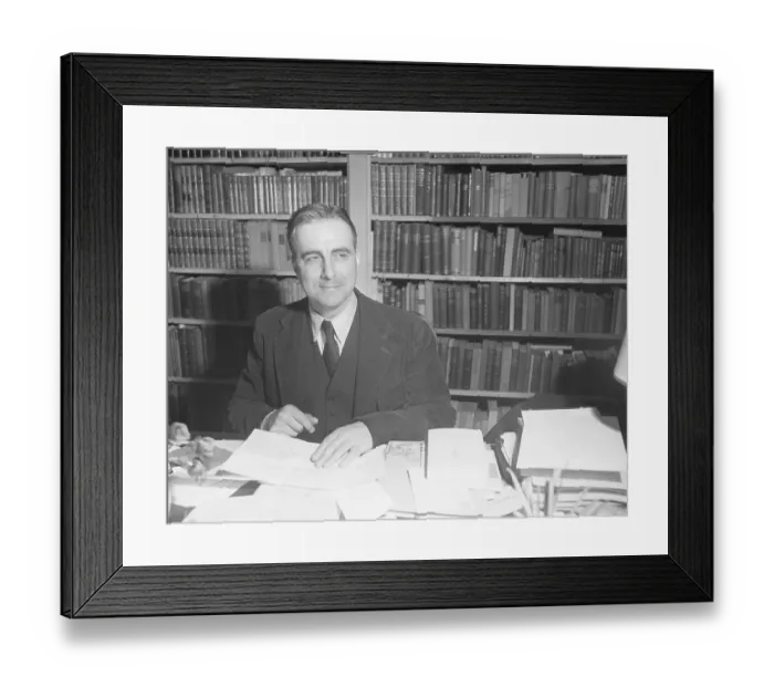 Framed Print : American Writer Who Received Award Framed Print : American Writer Who Received Award