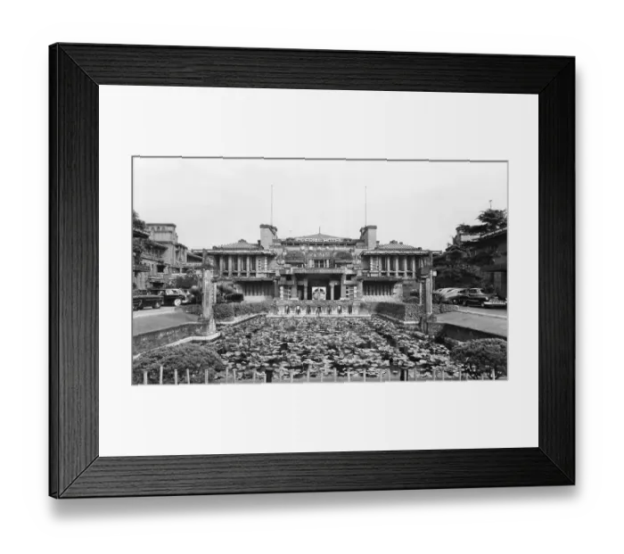 Framed Print : Imperial Hotel Facade Framed Print : Imperial Hotel Facade