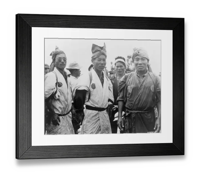 Framed Print : Boat Racing Costumes on Okinawa Framed Print : Boat Racing Costumes on Okinawa