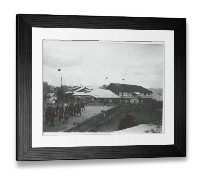 Framed Print : MacArthur's Victorious Division Entering Malolos Framed Print : MacArthur's Victorious Division Entering Malolos