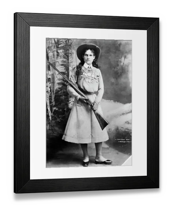 Framed Print : Annie Oakley Framed Print : Annie Oakley