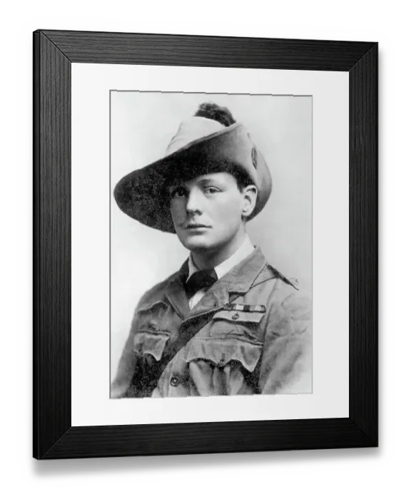 Framed Print : Winston Churchill as a Young Journalist Framed Print : Winston Churchill as a Young Journalist