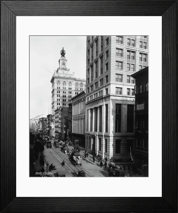 Framed Print : Broadway North Framed Print : Broadway North