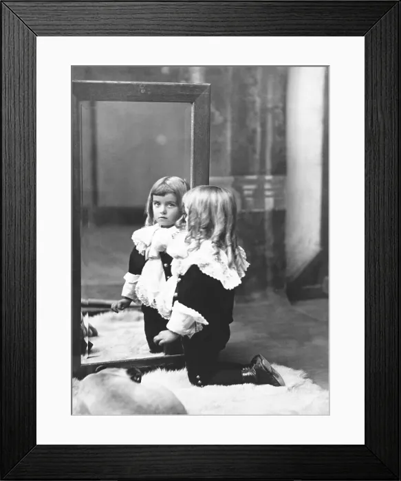 Framed Print : Boy Dressed As Fauntleroy Looking At Mir Framed Print : Boy Dressed As Fauntleroy Looking At Mir