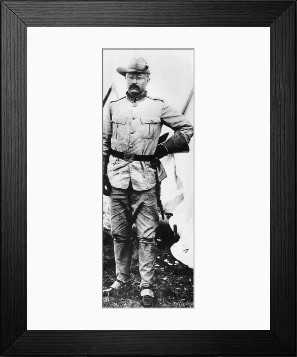 Framed Print : T. Roosevelt In Rough Rider Uniform Framed Print : T. Roosevelt In Rough Rider Uniform
