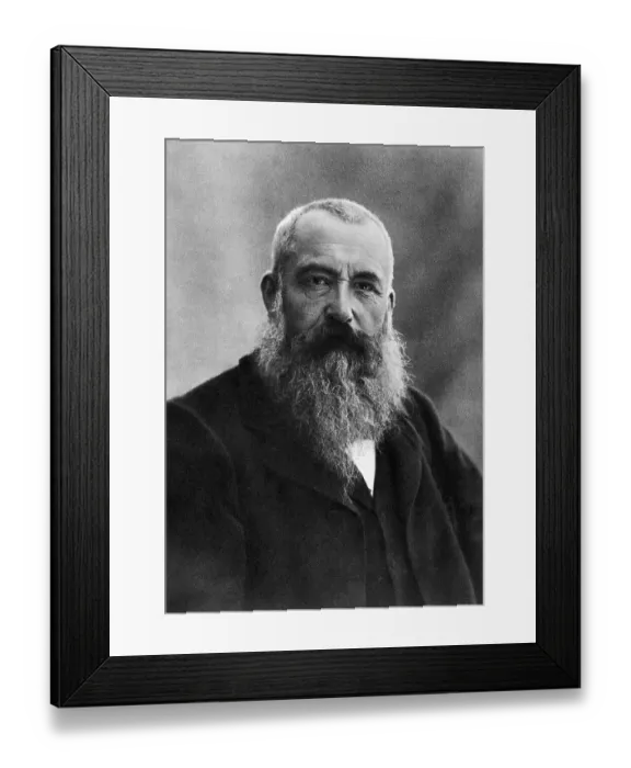 Framed Print : Portrait of Artist Claude Monet Framed Print : Portrait of Artist Claude Monet