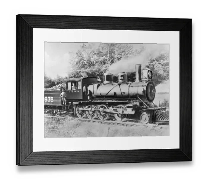 Framed Print : Engineer Casey Jones on Engine No. 638 Framed Print : Engineer Casey Jones on Engine No. 638