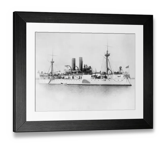 Framed Print : Battleship USS Maine in Havana Harbor Framed Print : Battleship USS Maine in Havana Harbor
