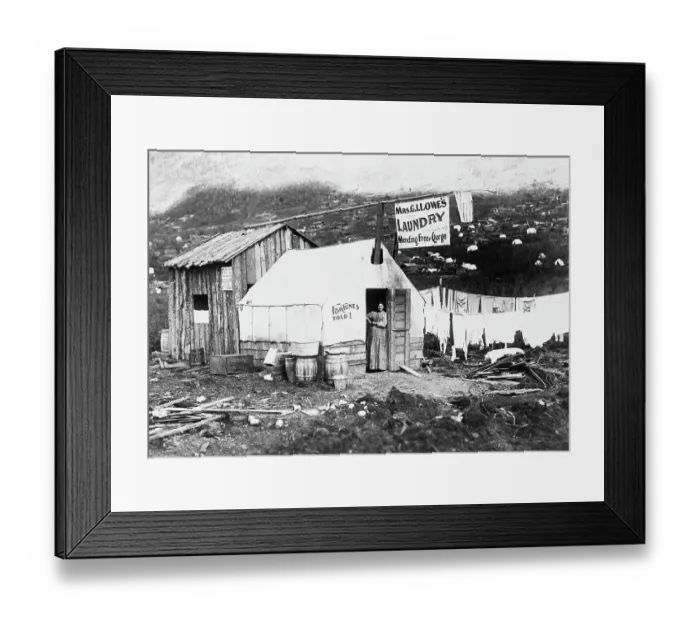Framed Print : Laundress and Fortune Teller Framed Print : Laundress and Fortune Teller