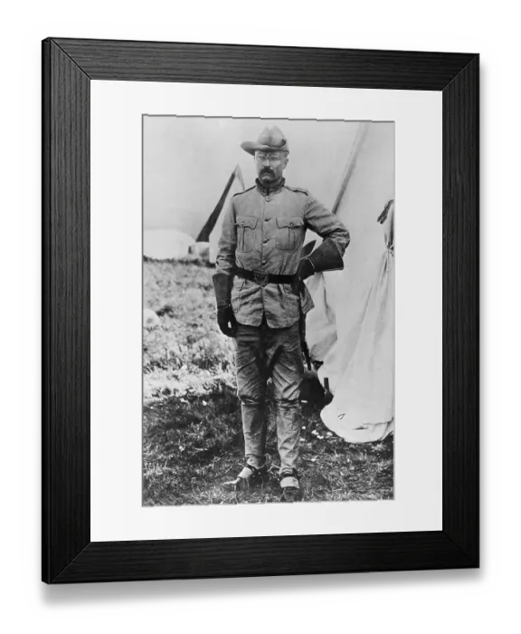 Framed Print : Theodore Roosevelt in Uniform Framed Print : Theodore Roosevelt in Uniform