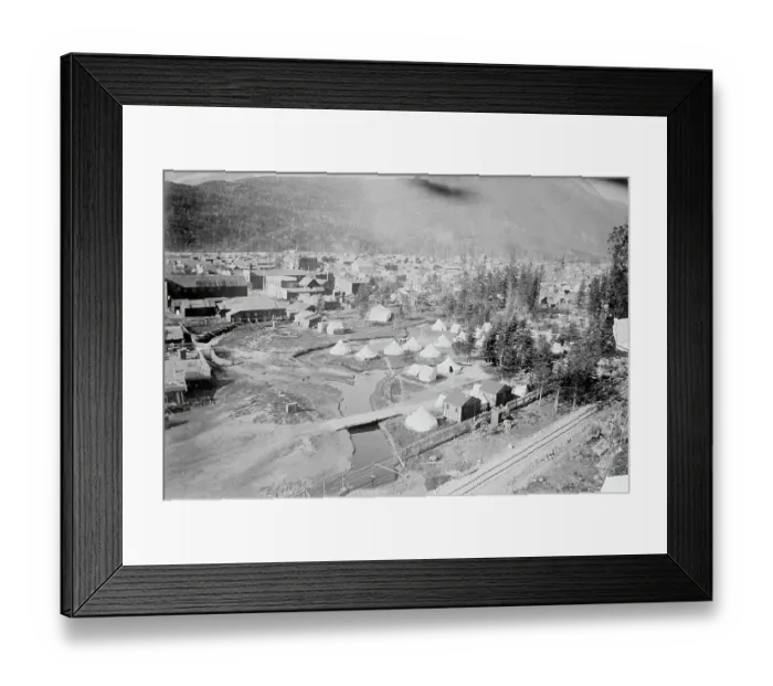 Framed Print : Skagway Village Framed Print : Skagway Village