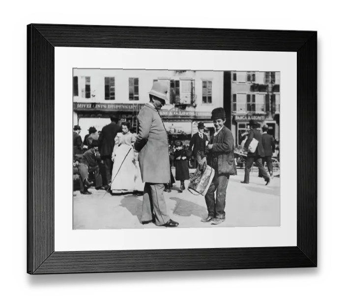 Framed Print : New York City Street Scene Framed Print : New York City Street Scene