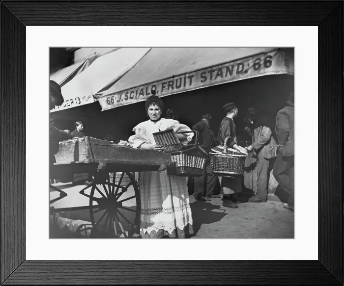 Framed Print : Mulberry Street Marketplace Framed Print : Mulberry Street Marketplace