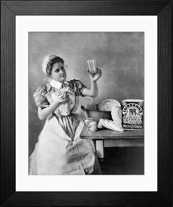 Framed Print : Advertisement For Gold Dust Powder Framed Print : Advertisement For Gold Dust Powder