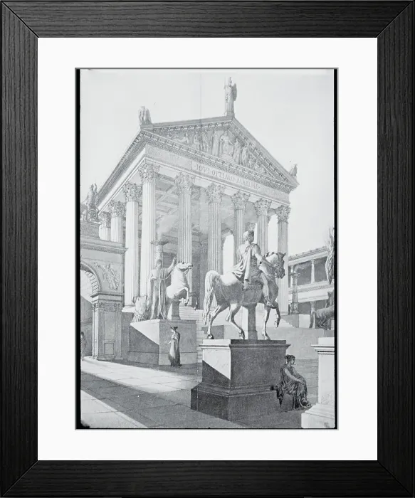 Framed Print : Temple of Jupiter at Pompeii Framed Print : Temple of Jupiter at Pompeii