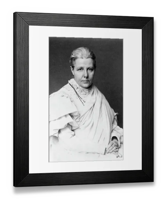 Framed Print : Waist Up Photo Of Annie Besant Framed Print : Waist Up Photo Of Annie Besant
