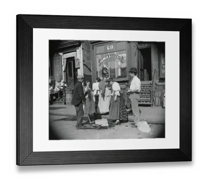 Framed Print : Customers Waiting Framed Print : Customers Waiting
