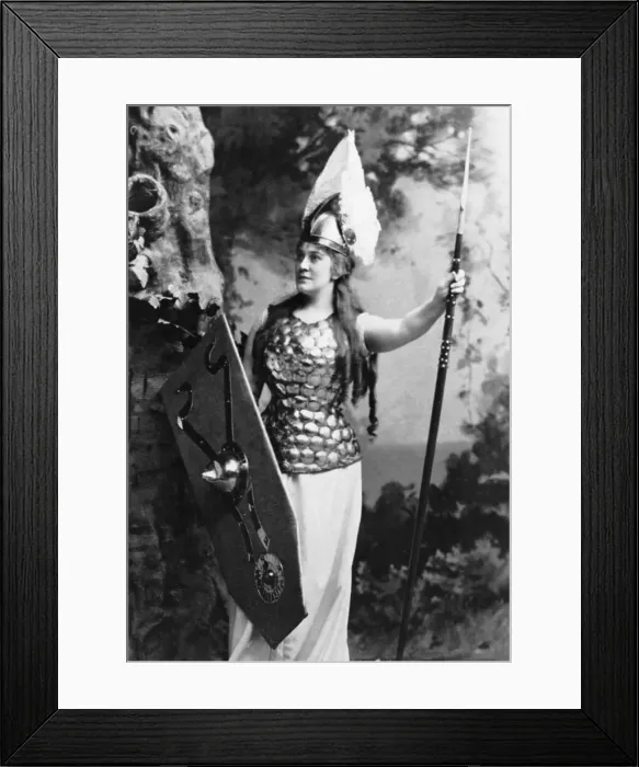 Framed Print : Famed Opera Star Lillian Mordica Framed Print : Famed Opera Star Lillian Mordica
