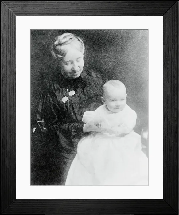 Framed Print : Amelia Earhart at Six Months Old Framed Print : Amelia Earhart at Six Months Old