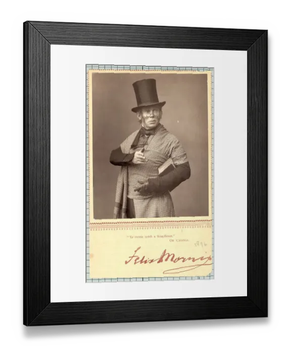 Framed Print : Actor Makes Surprised Expression