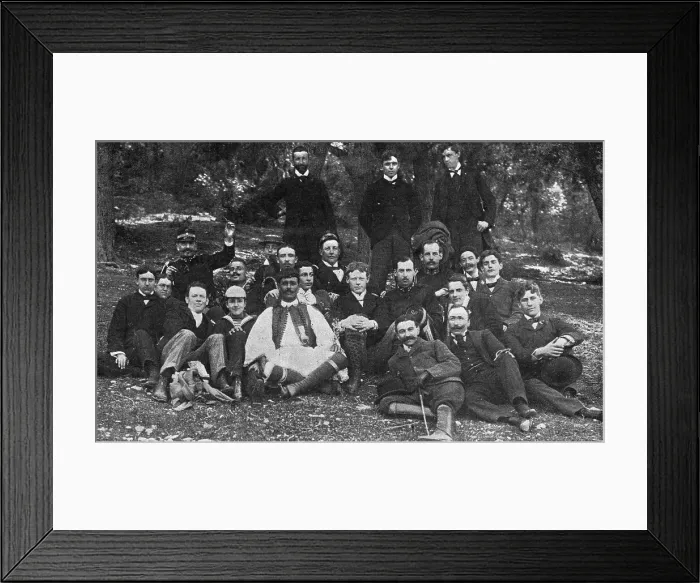 Framed Print : Portrait of Olympic Participants, 1896 Framed Print : Portrait of Olympic Participants, 1896