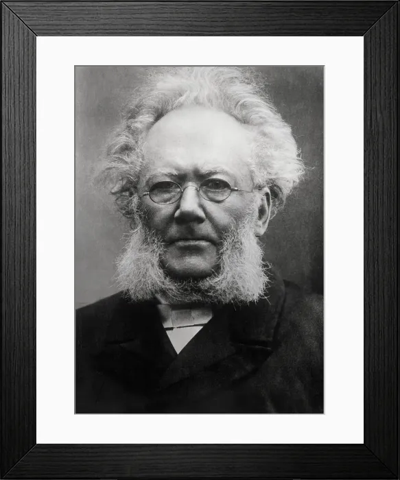 Framed Print : Henrik Ibsen Framed Print : Henrik Ibsen