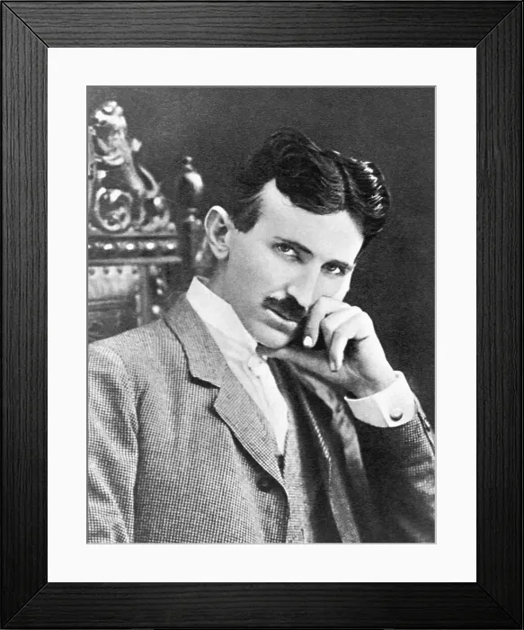 Framed Print : Nikola Tesla Framed Print : Nikola Tesla