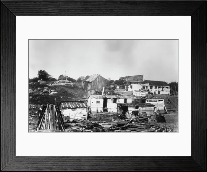 Framed Print : East Harlem Shantytown, 1894 Framed Print : East Harlem Shantytown, 1894