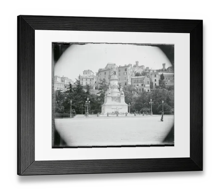 Framed Print : Columbus Statue Framed Print : Columbus Statue