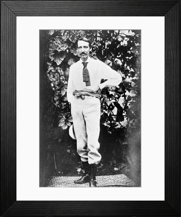Framed Print : Portrait of Robert Louis Stevenson Framed Print : Portrait of Robert Louis Stevenson