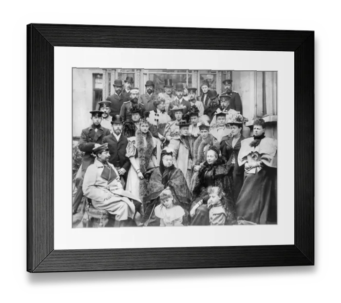 Framed Print : Queen Victoria and Family Framed Print : Queen Victoria and Family